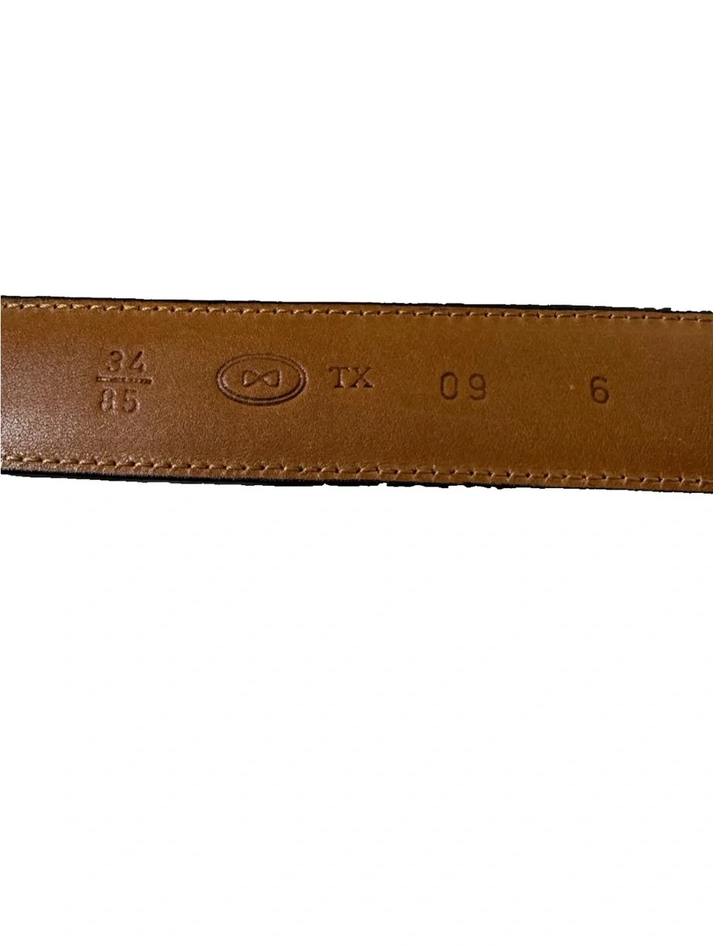 Trafalgar Premiere Java Lizard Leather Belt Mens 34 Black Gold Buckle Handmade